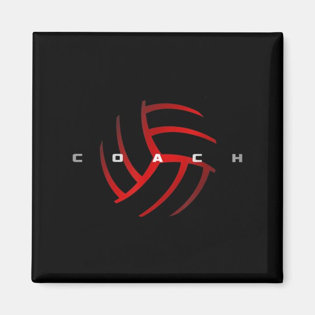 Volleyball-Trainer Magnet (Vorne)