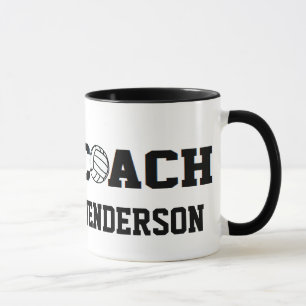Volleyball-Trainer - personalisiert Tasse