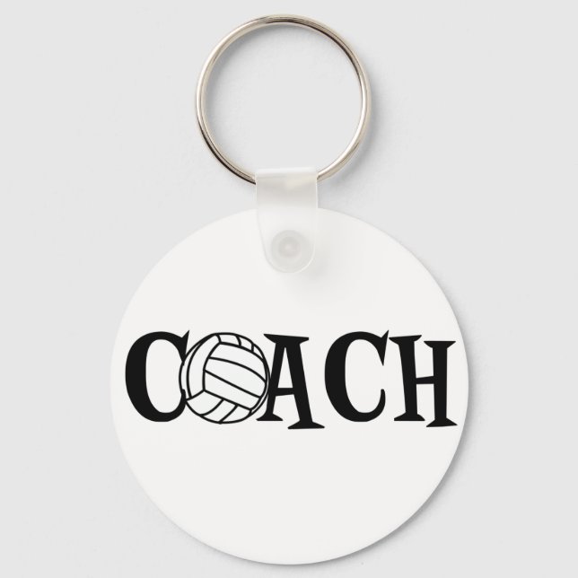 Volleyball-Trainer Schlüsselanhänger (Vorderseite)