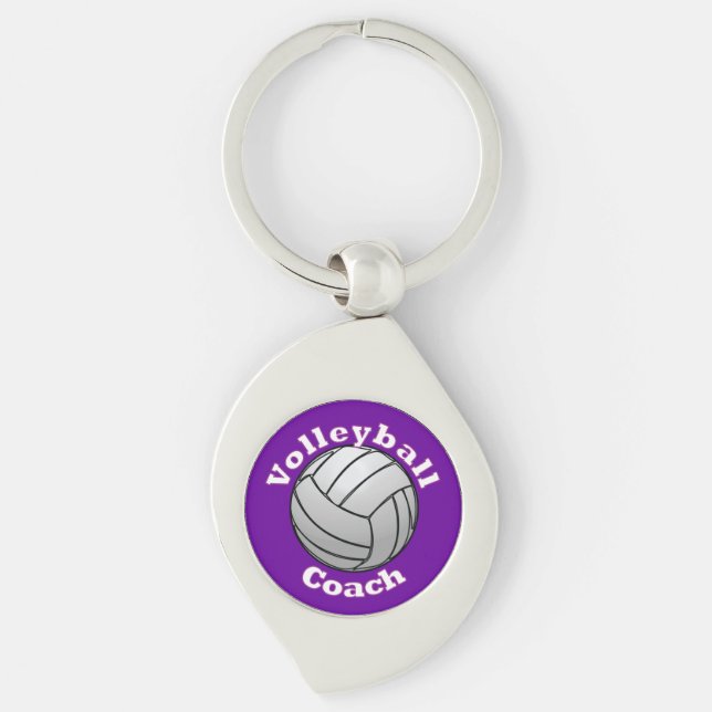 Volleyball-Trainer Schlüsselanhänger (Vorderseite)