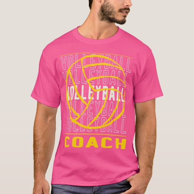 Volleyball-Trainer T-Shirt (Vorderseite)