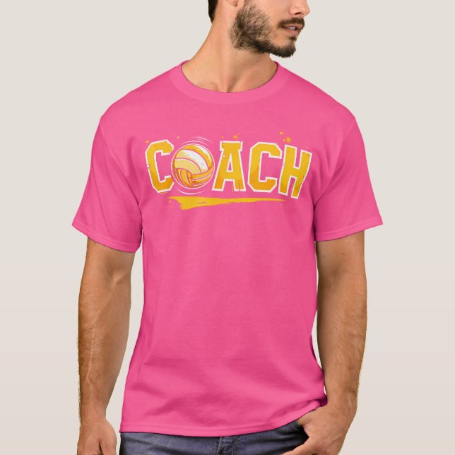 Volleyball-Trainer T-Shirt (Vorderseite)