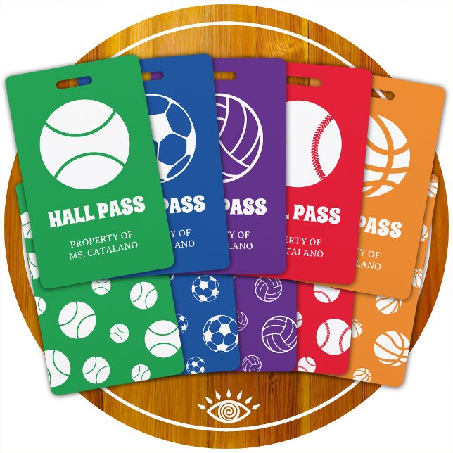 Volleyball-Trainersaal Schulfarben Pass Ausweis (Von Creator hochgeladen)