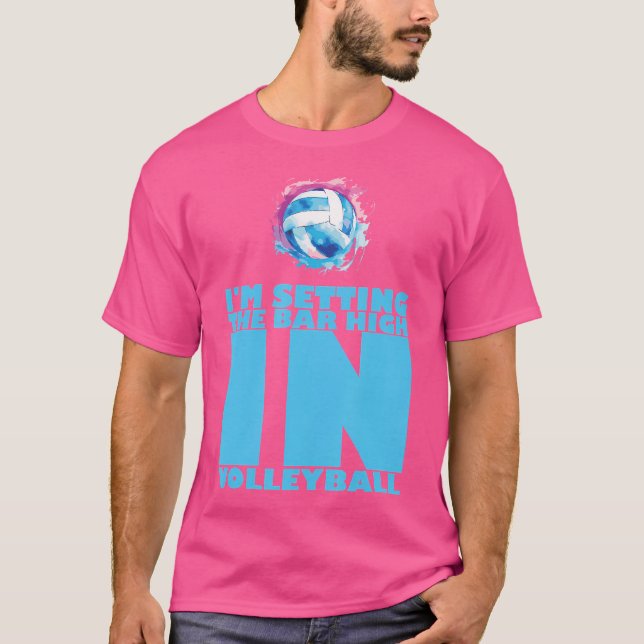 Volleyball-Trainertrainer Spiel Beach Volleyball T-Shirt (Vorderseite)