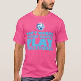 Volleyball-Trainertrainer Spiel Beach Volleyball T-Shirt