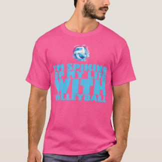 Volleyball-Trainertrainer Spiel Beach Volleyball T-Shirt