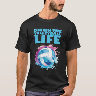 Volleyball-Trainertrainer Spiel Beach Volleyball T-Shirt