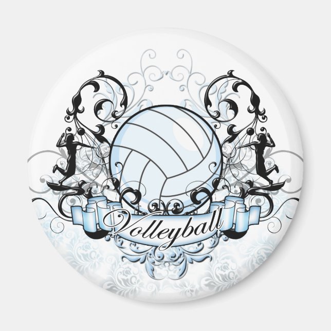 Volleyball-Tribal Magnet (Vorne)