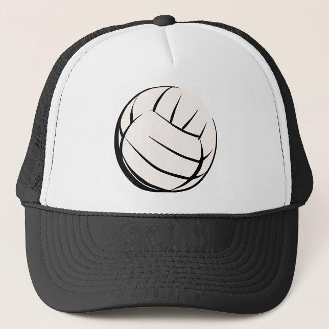 Volleyball Truckerkappe (Vorderseite)