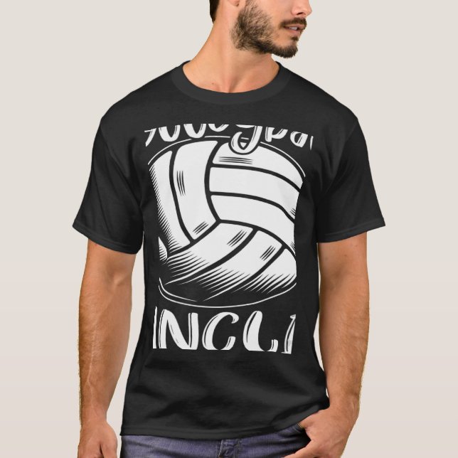 Volleyball Uncle For Family Matching Players Team  T-Shirt (Vorderseite)