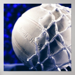 Volleyball- und Netzteam-Coach Poster