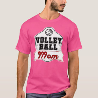 Volleyball und Volleyball-Mama mit sonniger Volley T-Shirt