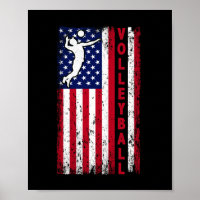 Volleyball USA Patriotic