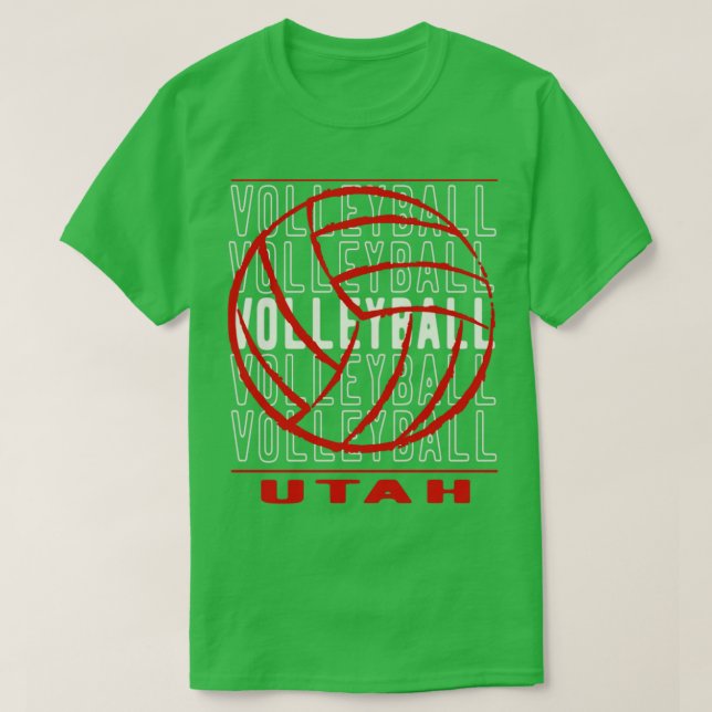 Volleyball Utah T-Shirt (Design vorne)