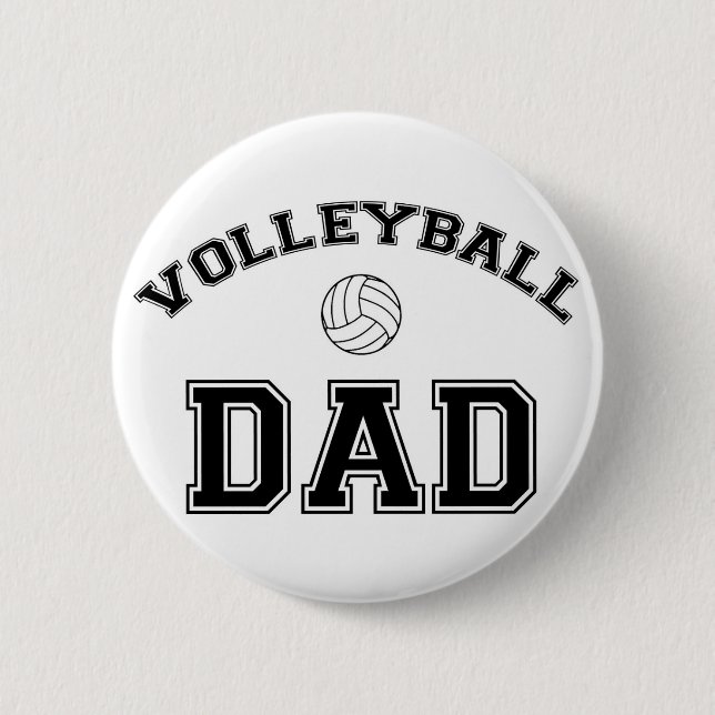 Volleyball-Vater Button (Vorderseite)