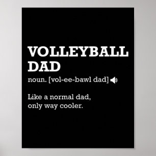 Volleyball-Vater Definition Poster