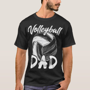 Volleyball-Vater für Herren Familienspiel T-Shirt