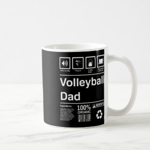 Volleyball-Vater-Geschenk Kaffeetasse
