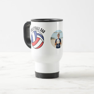 Volleyball-Vater Reisebecher