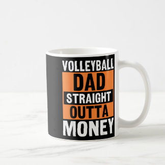 Volleyball-Vater Straight Outta Money Lustig Srts  Kaffeetasse