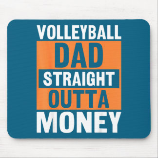 Volleyball-Vater Straight Outta Money Lustig Srts  Mousepad