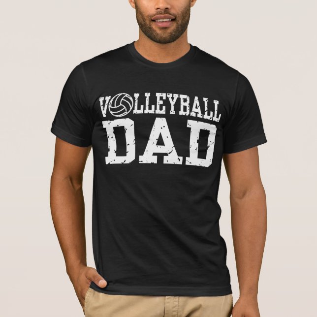 Volleyball-Vater T-Shirt (Vorderseite)