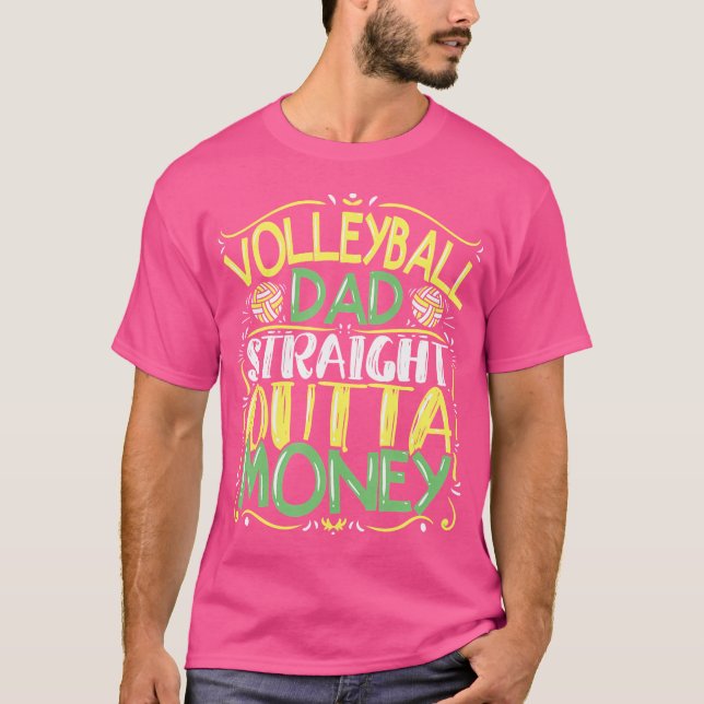 Volleyball-Vater T-Shirt (Vorderseite)