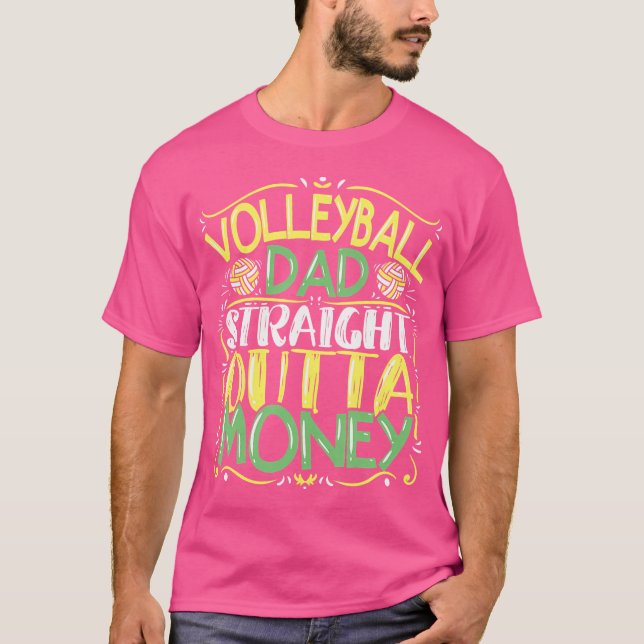 Volleyball-Vater T-Shirt (Vorderseite)