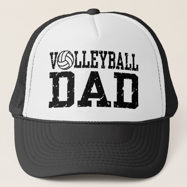 Volleyball-Vater Truckerkappe (Vorderseite)