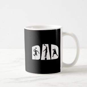 Volleyball Vater Vater Beach Volleyball Spieler Fa Kaffeetasse