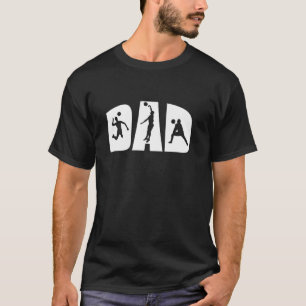 Volleyball Vater Vater Beach Volleyball Spieler Fa T-Shirt