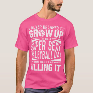 Volleyball Vater Volleyball Lover Vathetag T-Shirt