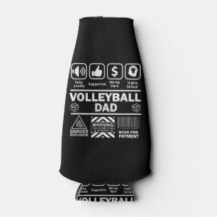 Volleyball-Vater Witziger Inhalt des Sportvaters Flaschenkühler