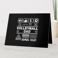 Volleyball-Vater Witziger Inhalt des Sportvaters