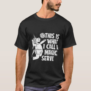 Volleyball Vball Beach Volleyball Einhorn T-Shirt