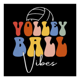 Volleyball Vibes Poster