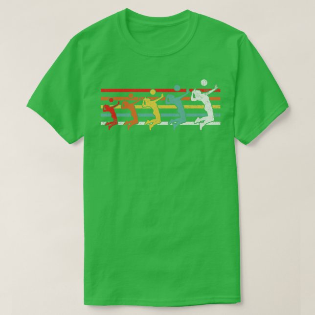 Volleyball Vintag T-Shirt (Design vorne)