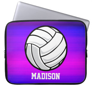 Volleyball, Violet Blue und Magenta Laptopschutzhülle