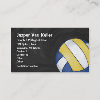 Volleyball-Visitenkarte Visitenkarte
