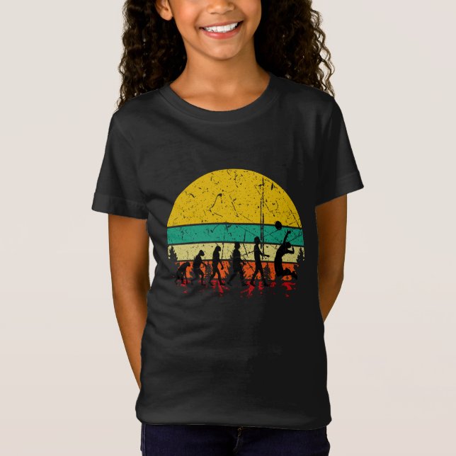 Volleyball - Volleyball-Evolution T-Shirt (Vorderseite)