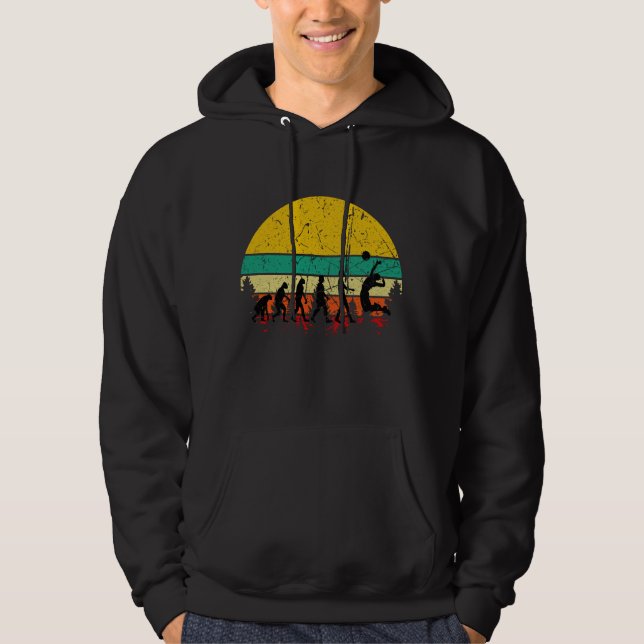 Volleyball Volleyball Retro Hoodie (Vorderseite)