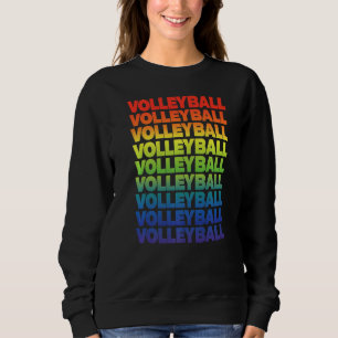 Volleyball Volleyball-Spieler Sweatshirt