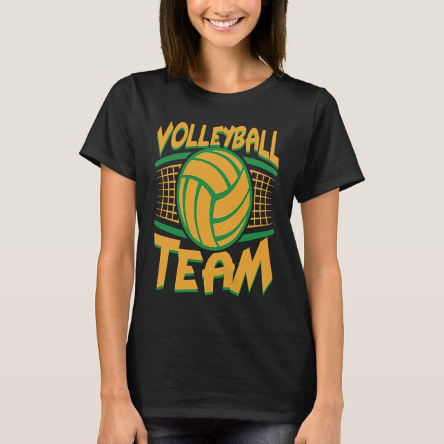 Volleyball  Volleyball Team T-Shirt (Vorderseite)