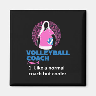 Volleyball - Volleyball-Trainer-Definition Magnet