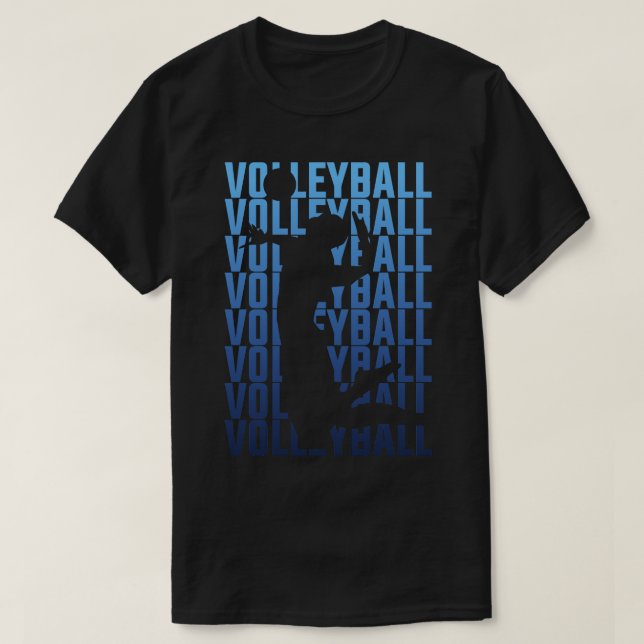 Volleyball VolleyballSpieler 3 T-Shirt (Design vorne)
