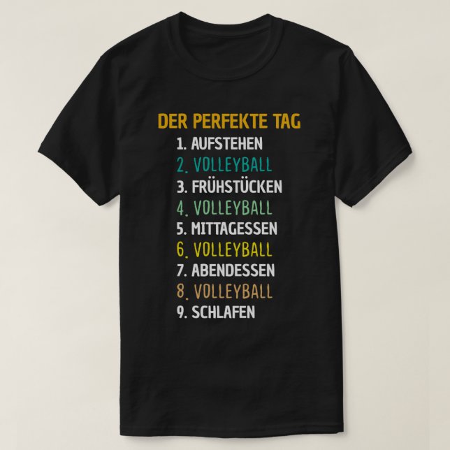 Volleyball-Volleyballspielerin Geschenk Klassische T-Shirt (Design vorne)