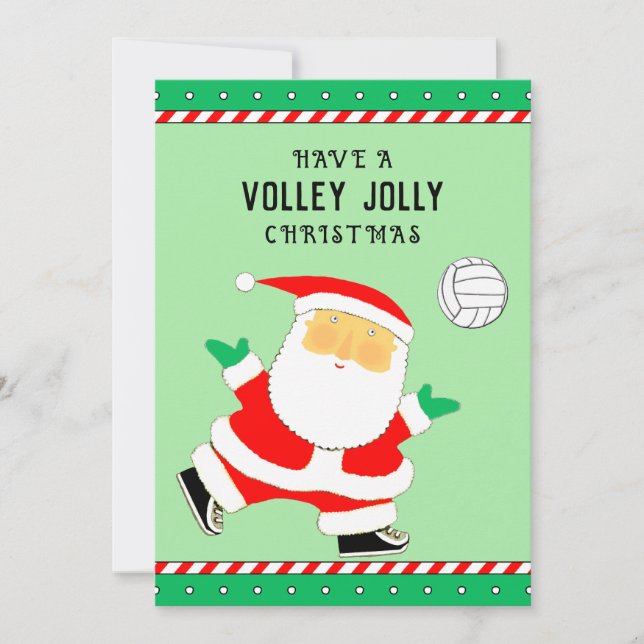 Volleyball Weihnachten (Vorderseite)