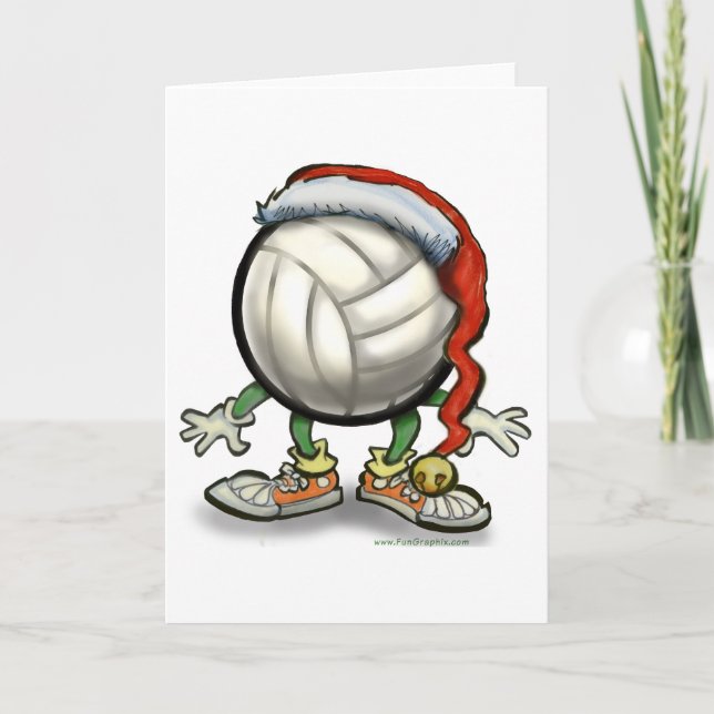 Volleyball Weihnachten (Vorderseite)