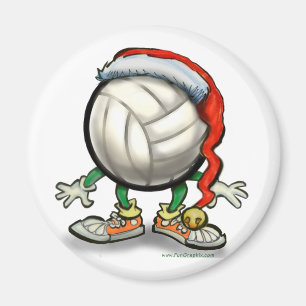 Volleyball Weihnachten Magnet