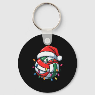 Volleyball Weihnachten Santa Hut Volleyball Srt Mä Schlüsselanhänger